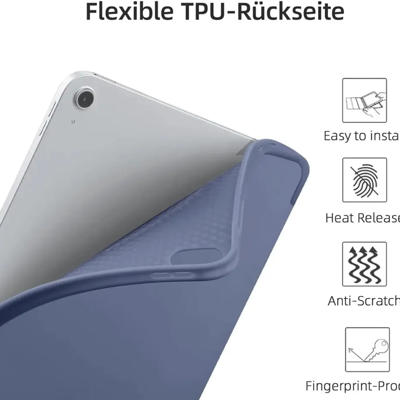 13" iPad Air (M3) / 13" iPad Pro (M4) - Smart Cover mit Sleep-Funktion