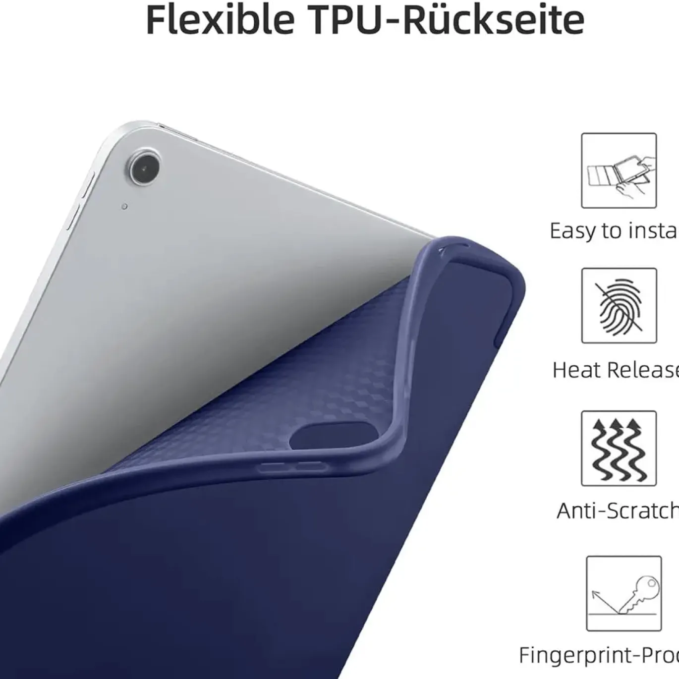 13" iPad Air (M3) / 13" iPad Pro (M4) - Smart Cover mit Sleep-Funktion