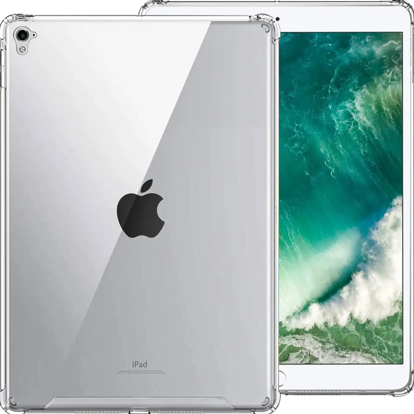 9,7" iPad Pro - Tablet Hülle klar & stoßfest