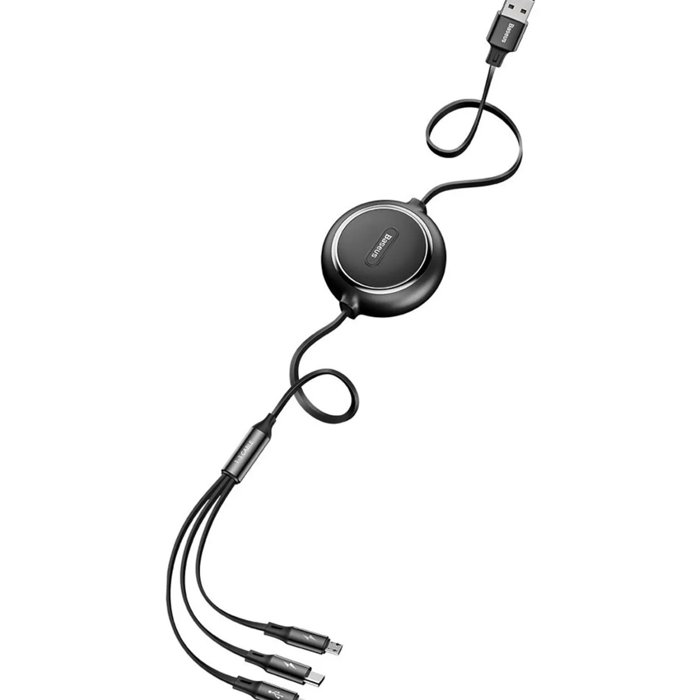 Baseus USB Kabel - CAMLT-JH01 - 3in1 - Schwarz