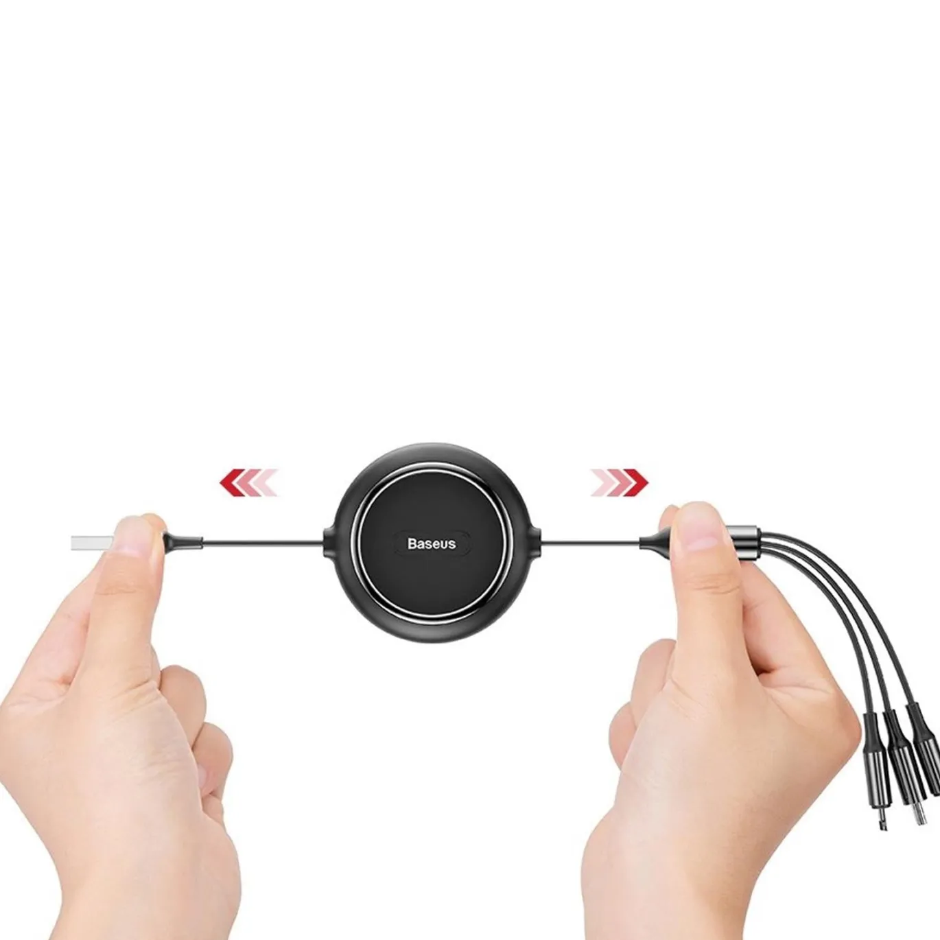 Baseus USB Kabel - CAMLT-JH01 - 3in1 - Schwarz
