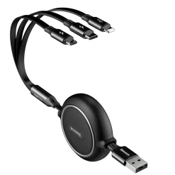 Baseus USB Kabel - CAMLT-JH01 - 3in1 - Schwarz