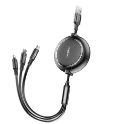 Baseus USB Kabel - CAMLT-JH01 - 3in1 - Schwarz