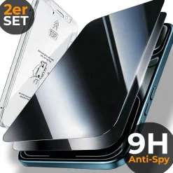 Blickschutzfolie für iPhone 17 Pro mit Montagerahmen - iPhone 17 Pro Sichtschutz