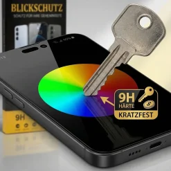 Blickschutzfolie für Samsung Galaxy A14 4G / 5G - Premium Sichtschutz & Panzerglas