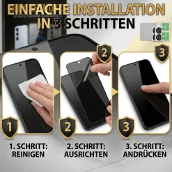 Blickschutzfolie für Samsung Galaxy A23 5G - Premium Sichtschutz & Panzerglas