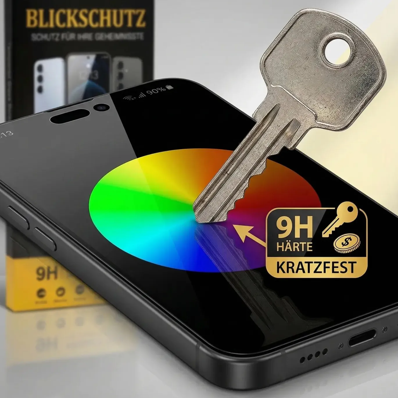 Blickschutzfolie für Samsung Galaxy S25 Edge - Premium Sichtschutz & Panzerglas