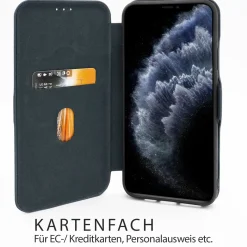 Business Flipcase für Samsung Galaxy A57 5G - Elegante Klapphülle mit Kartenfach