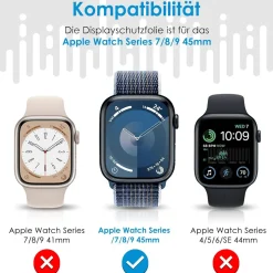 2er Set Schutzfolien - Apple Watch