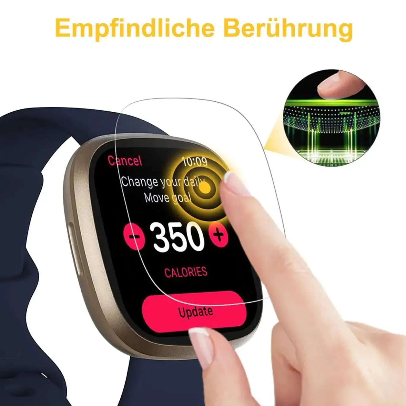 6er Set Schutzfolien - Fitbit