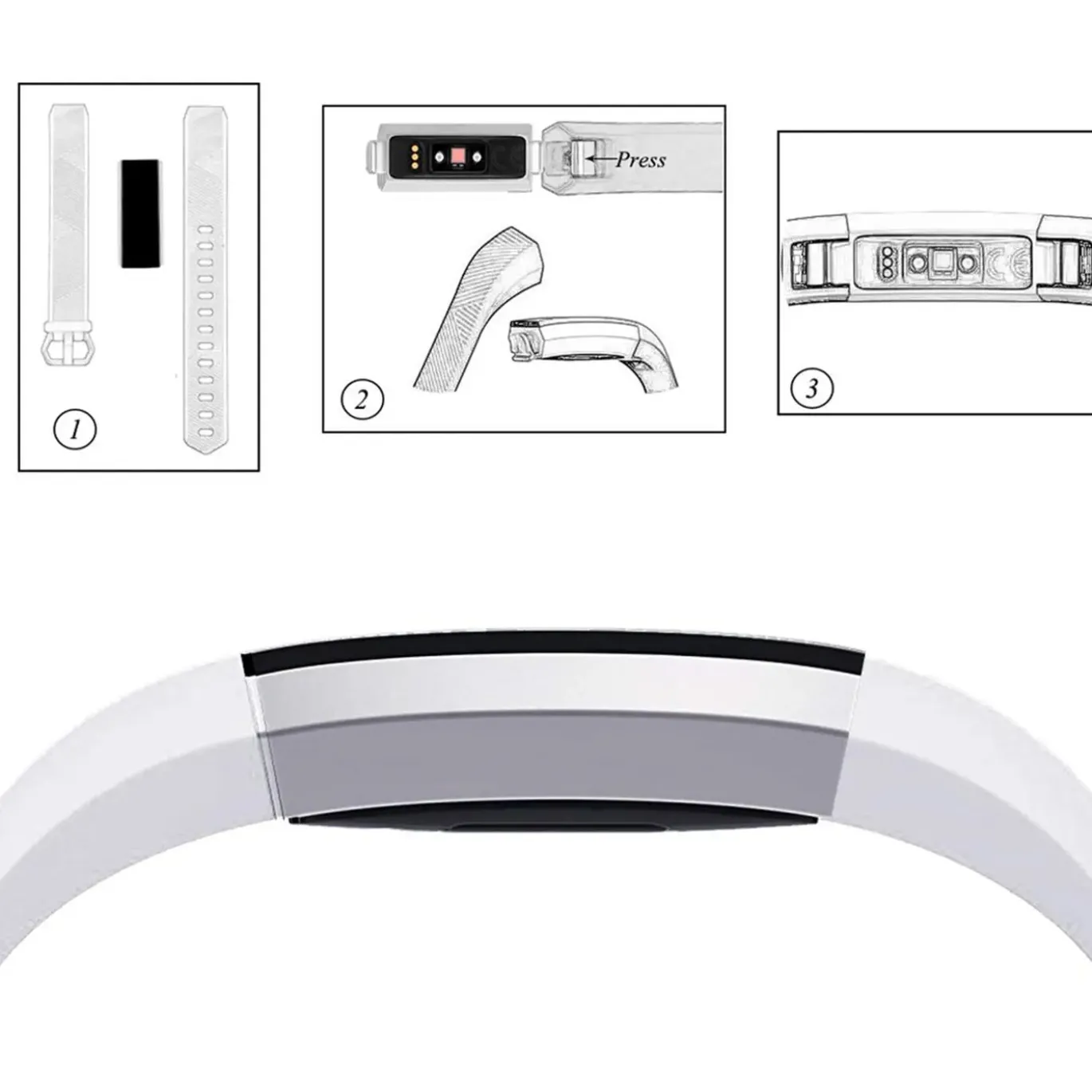 Fitbit Alta / HR - Armband aus Silikon
