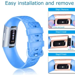 Fitbit Charge 3 / 4 - Armband aus Silikon