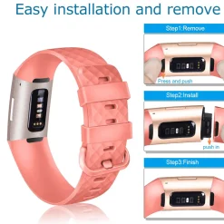Fitbit Charge 3 / 4 - Armband aus Silikon