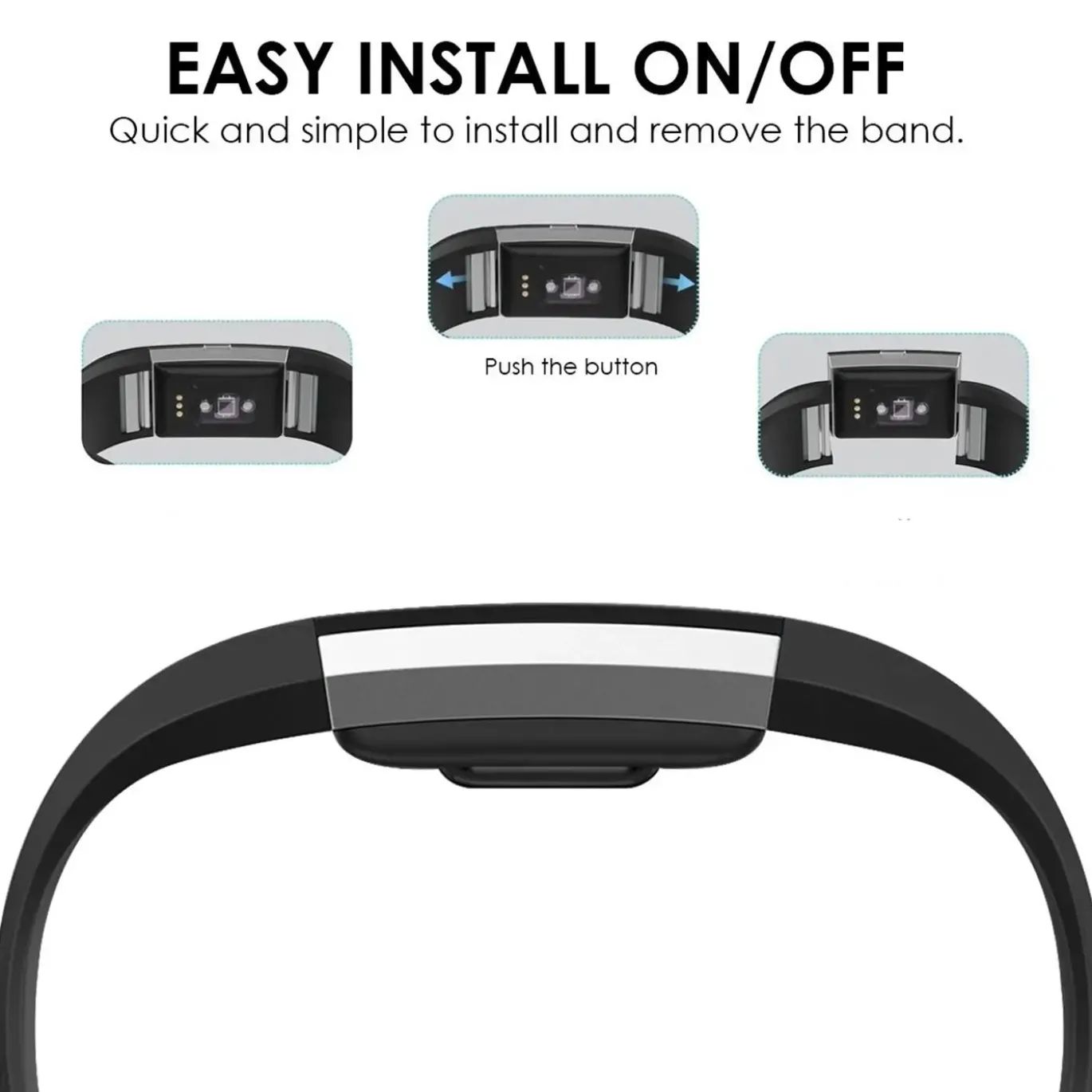 Fitbit Charge 2 - Armband aus Silikon