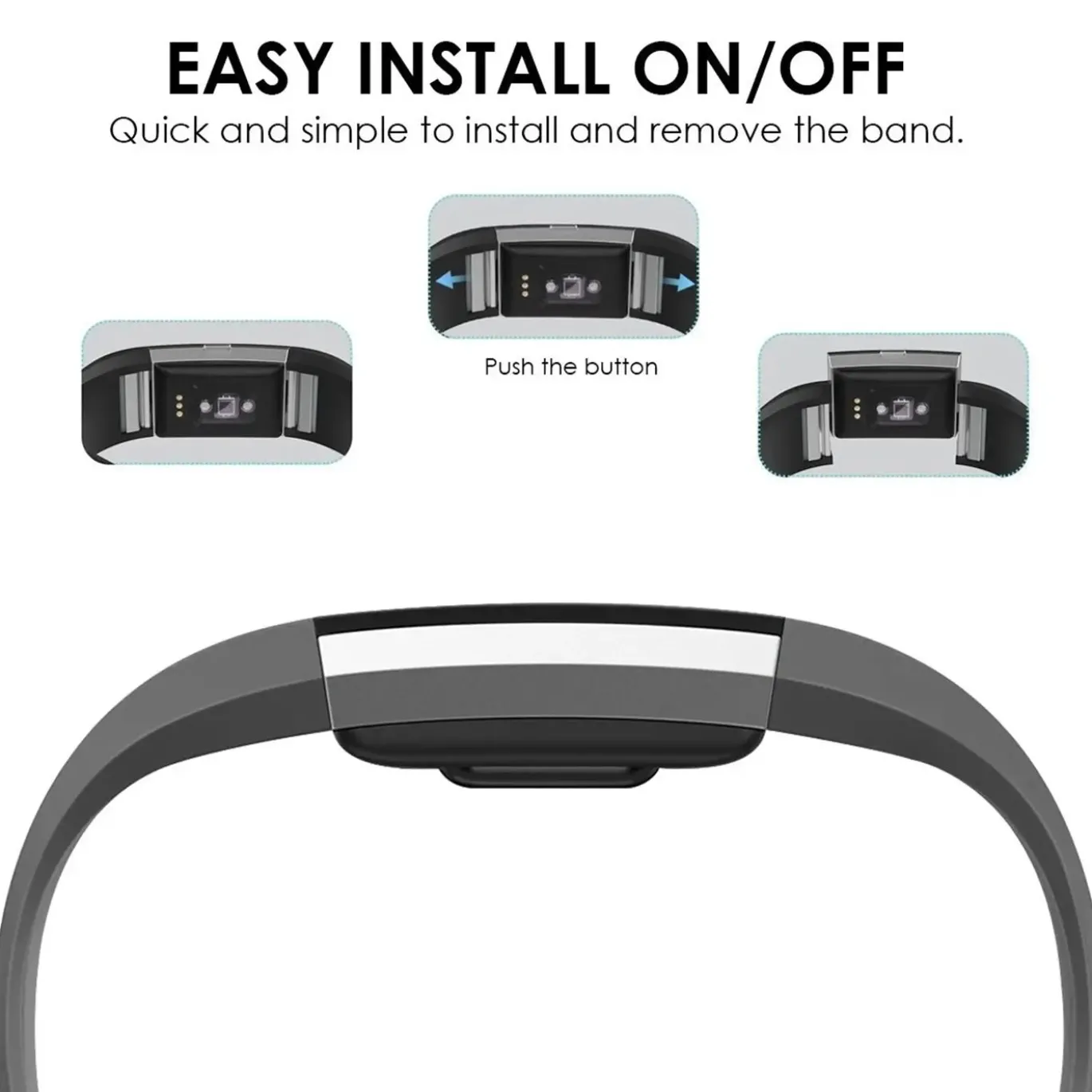 Fitbit Charge 2 - Armband aus Silikon