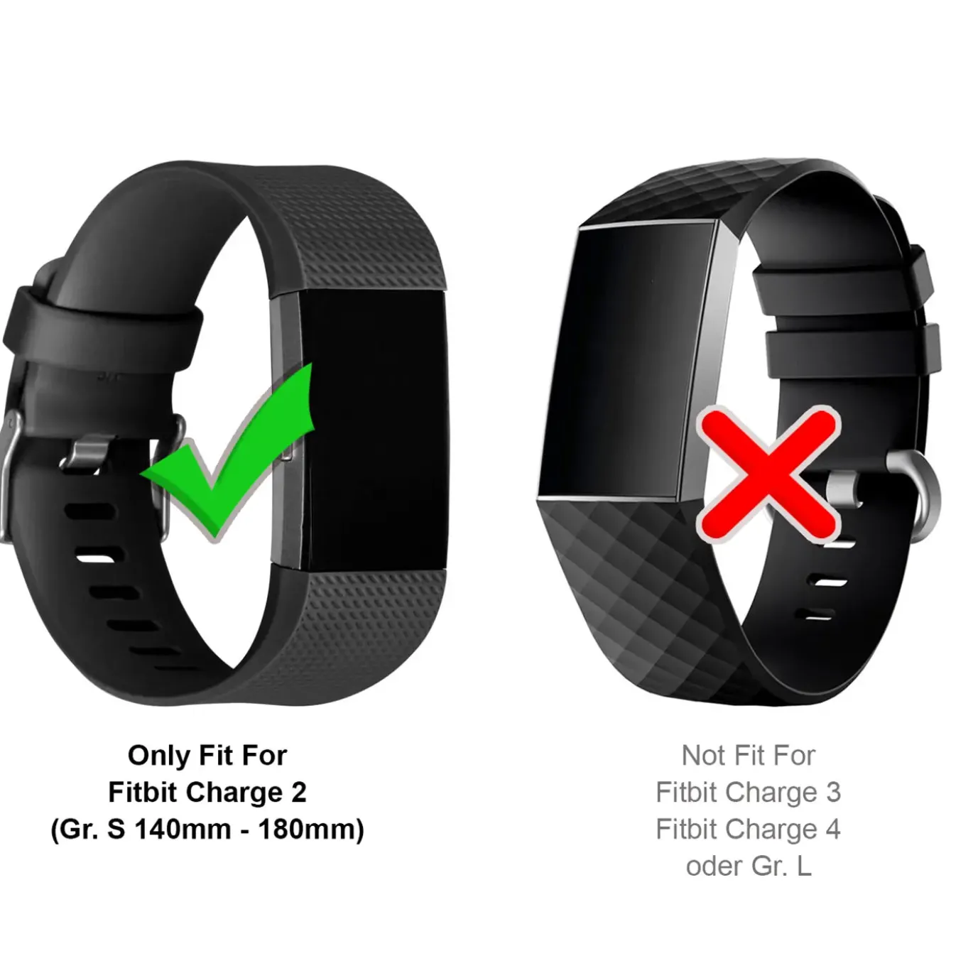 Fitbit Charge 2 - Armband aus Silikon