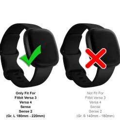Fitbit Versa 3 / Sense - Armband aus Silikon