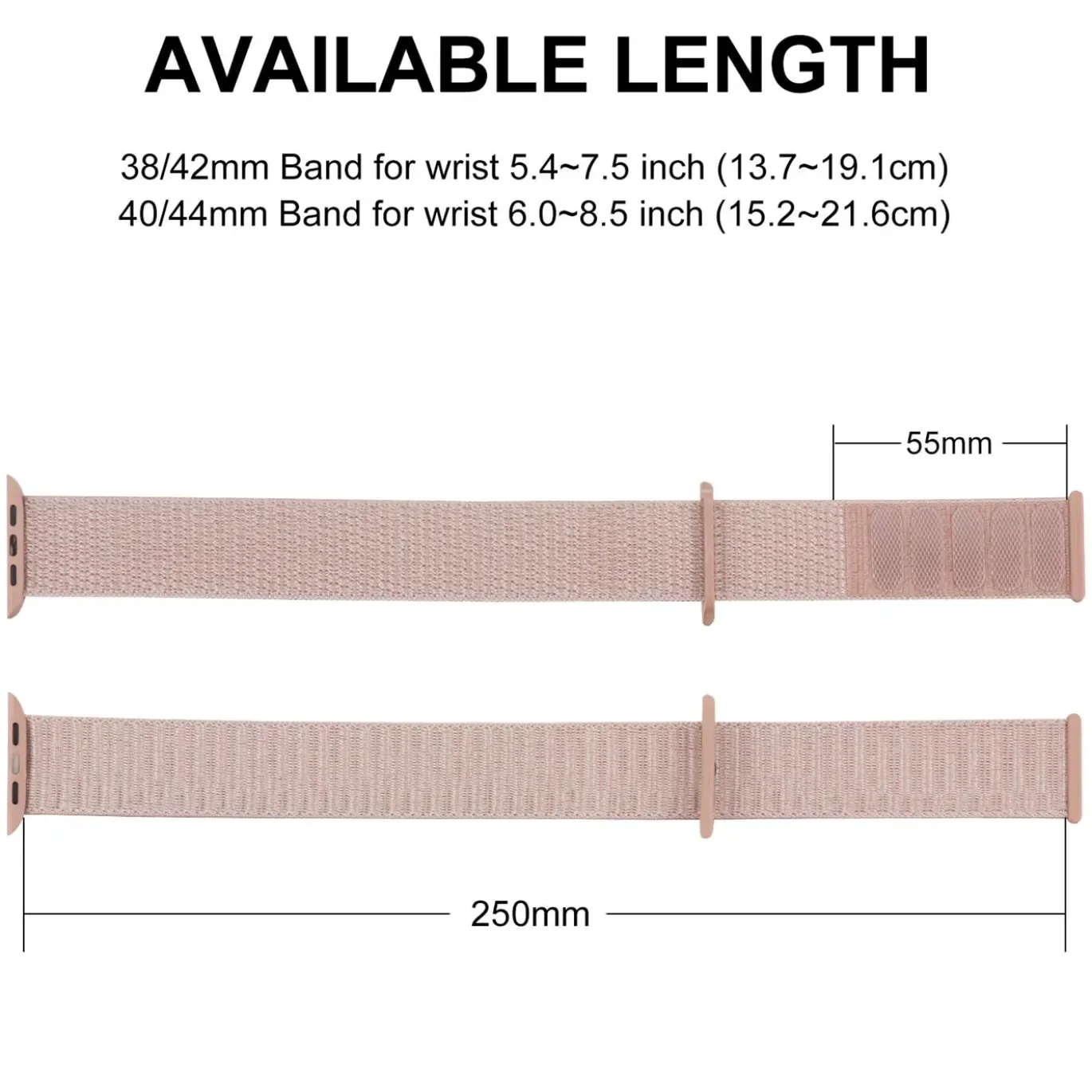 Fitnessarmband Nylon - Apple Watch