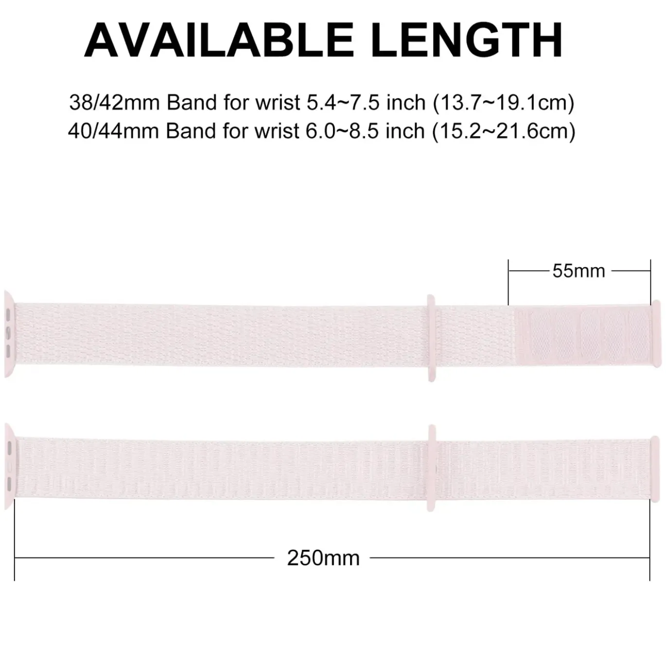Fitnessarmband Nylon - Apple Watch