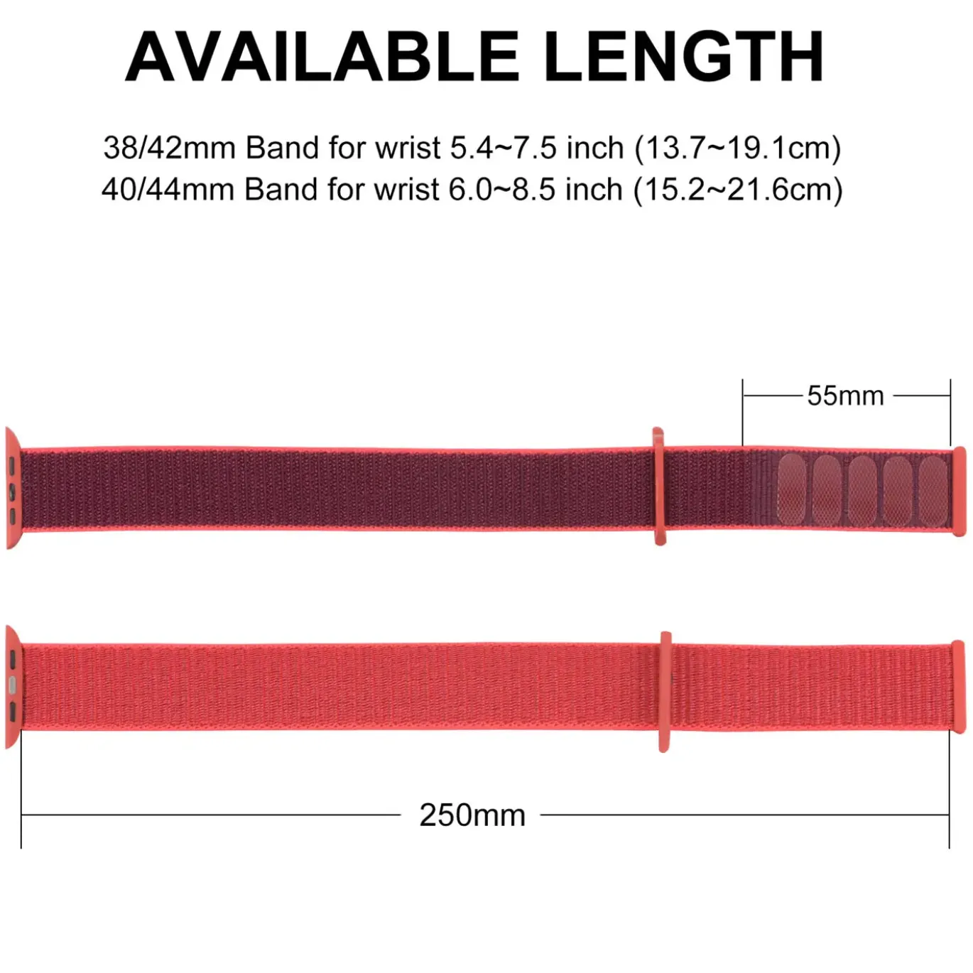 Fitnessarmband Nylon - Apple Watch