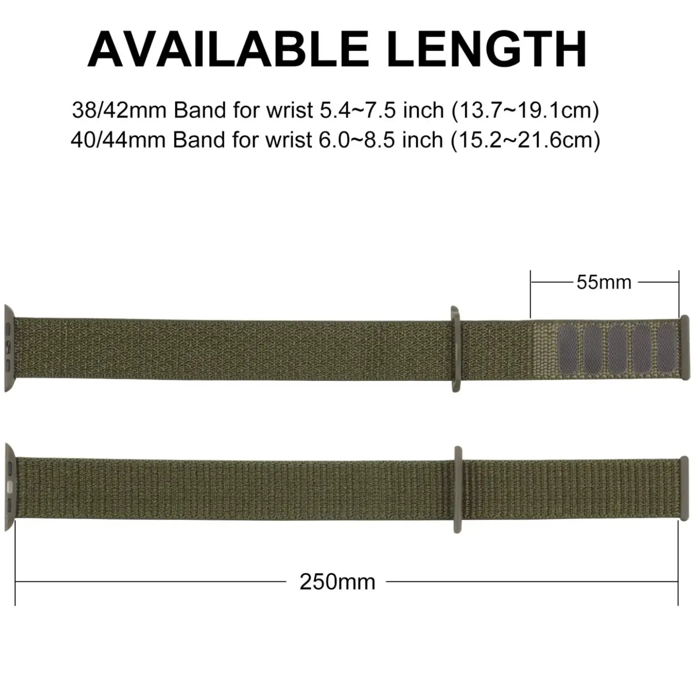 Fitnessarmband Nylon - Apple Watch