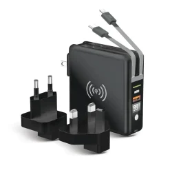 Forcell 5in1 Travel Set 20W - Schwarz