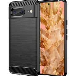Google Pixel 8 - Carbon Case Hülle, stoßfest