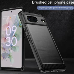 Google Pixel 7 - Carbon Case Hülle, stoßfest