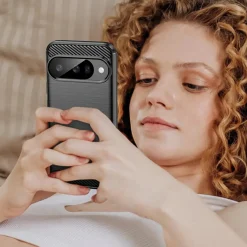 Google Pixel 10 - Carbon Case Hülle, stoßfest