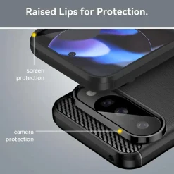 Google Pixel 10 - Carbon Case Hülle, stoßfest