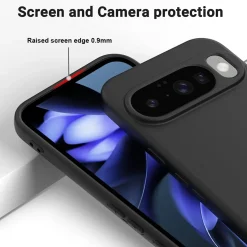 Google Pixel 10 - Silikon Case mit Mikrofaser-Innenseite