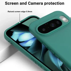 Google Pixel 10 - Silikon Case mit Mikrofaser-Innenseite