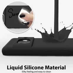 Google Pixel 8 - Silikon Case mit Mikrofaser-Innenseite
