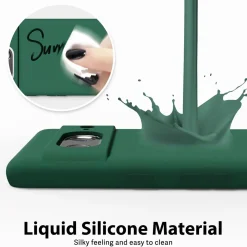 Google Pixel 8 - Silikon Case mit Mikrofaser-Innenseite