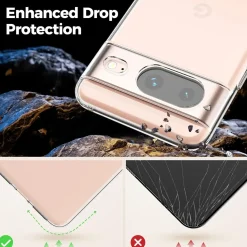 Google Pixel 8 - Slim Clear Case Hülle