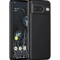 Google Pixel 8 - Slim Silikon Backcover Schwarz