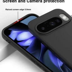 Google Pixel 10 - Slim Silikon Backcover Schwarz