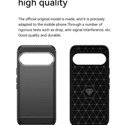 Google Pixel 10 Pro - Carbon Case Hülle, stoßfest