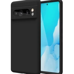 Google Pixel 8 Pro - Silikon Case mit Mikrofaser-Innenseite
