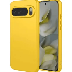 Google Pixel 10 Pro - Silikon Case mit Mikrofaser-Innenseite