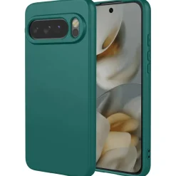 Google Pixel 10 Pro - Silikon Case mit Mikrofaser-Innenseite
