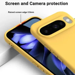 Google Pixel 10 Pro - Silikon Case mit Mikrofaser-Innenseite