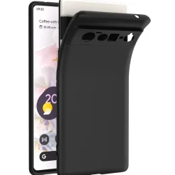 Google Pixel 6 Pro - Slim Silikon Backcover Schwarz