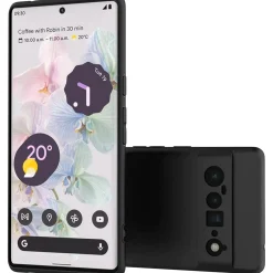 Google Pixel 6 Pro - Slim Silikon Backcover Schwarz