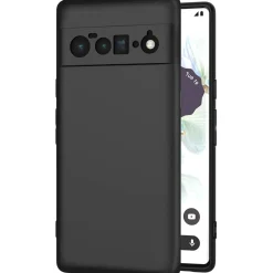 Google Pixel 6 Pro - Slim Silikon Backcover Schwarz