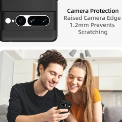 Google Pixel 7 Pro - Slim Silikon Backcover Schwarz