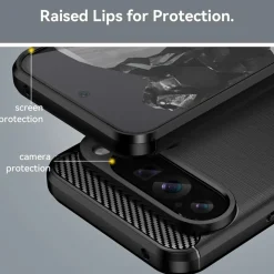 Google Pixel 9 Pro XL - Carbon Case Hülle, stoßfest