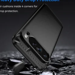 Google Pixel 9 Pro XL - Carbon Case Hülle, stoßfest