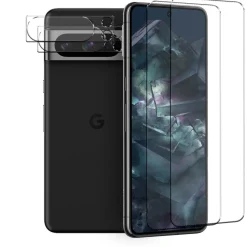 Google Pixel 9 Pro XL - 9H Displayschutzfolie 2x Display & Kamera