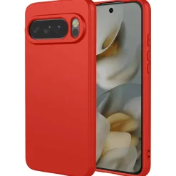 Google Pixel 10 Pro XL - Silikon Case mit Mikrofaser-Innenseite
